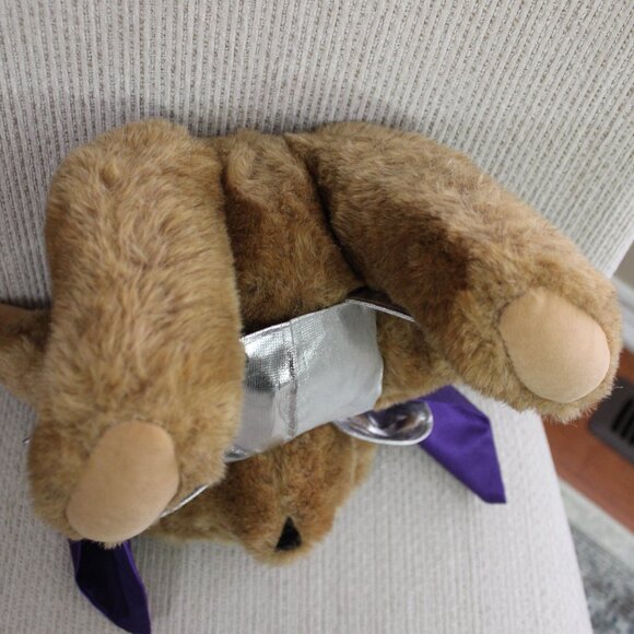 rare Vermont Teddy Bear Knight In Shining Armour With Vermont Eyes 5-way Jointed - Picture 13 of 16